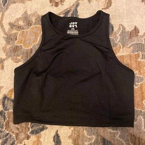 JoyLab cut out back crop top sport bra